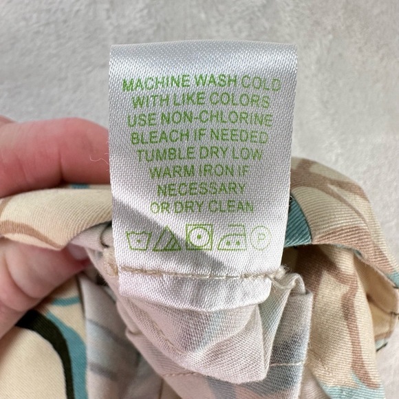 Lilly Pulitzer MultiColor Abstract Pleated KneeLength ALine Skirt Womens Size 0 - Picture 8 of 9